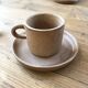 Set théière et tasses en grès