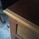 Bureau de ministre vintage chêne années 50