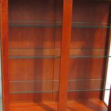 Louis Philippe library showcase in cherry