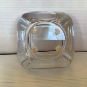 Crystal ashtray pocket tray Vannes le Chatel