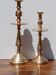 pair of vintage bronze candlesticks from the 1940s