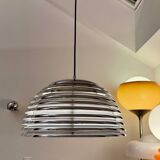 Kazuo Motozawa, Large Suspension "Saturn", Circa 1972, Metal Lamp