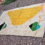 Handmade natural Berber rug 2.5x1.5 m