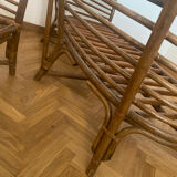 Bamboo sofa and armchair set