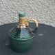 Liquor carafe, shape of Dame Jeanne Barbotine, vintage glazed ceramic