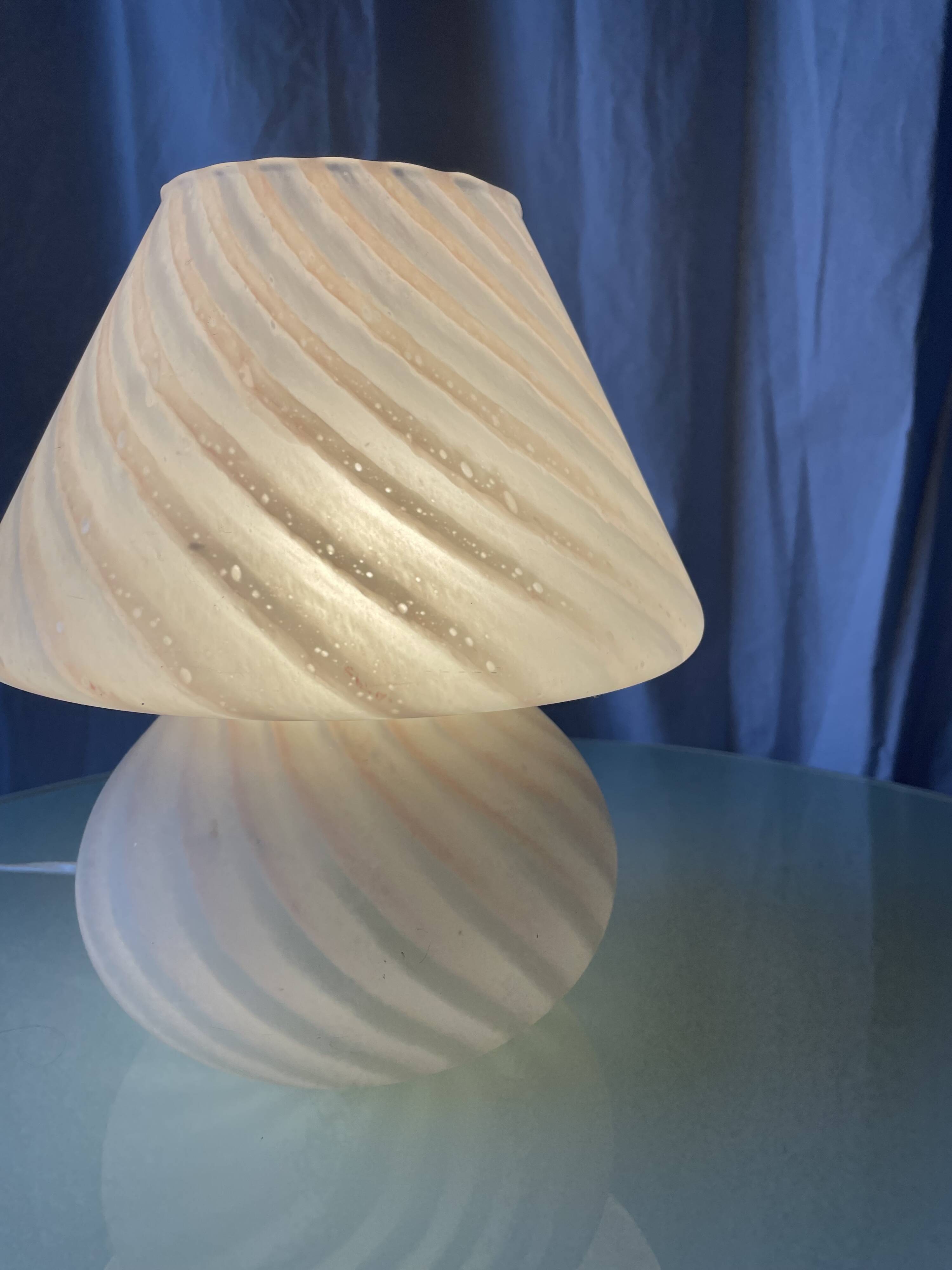 Murano swirl lamp 1970