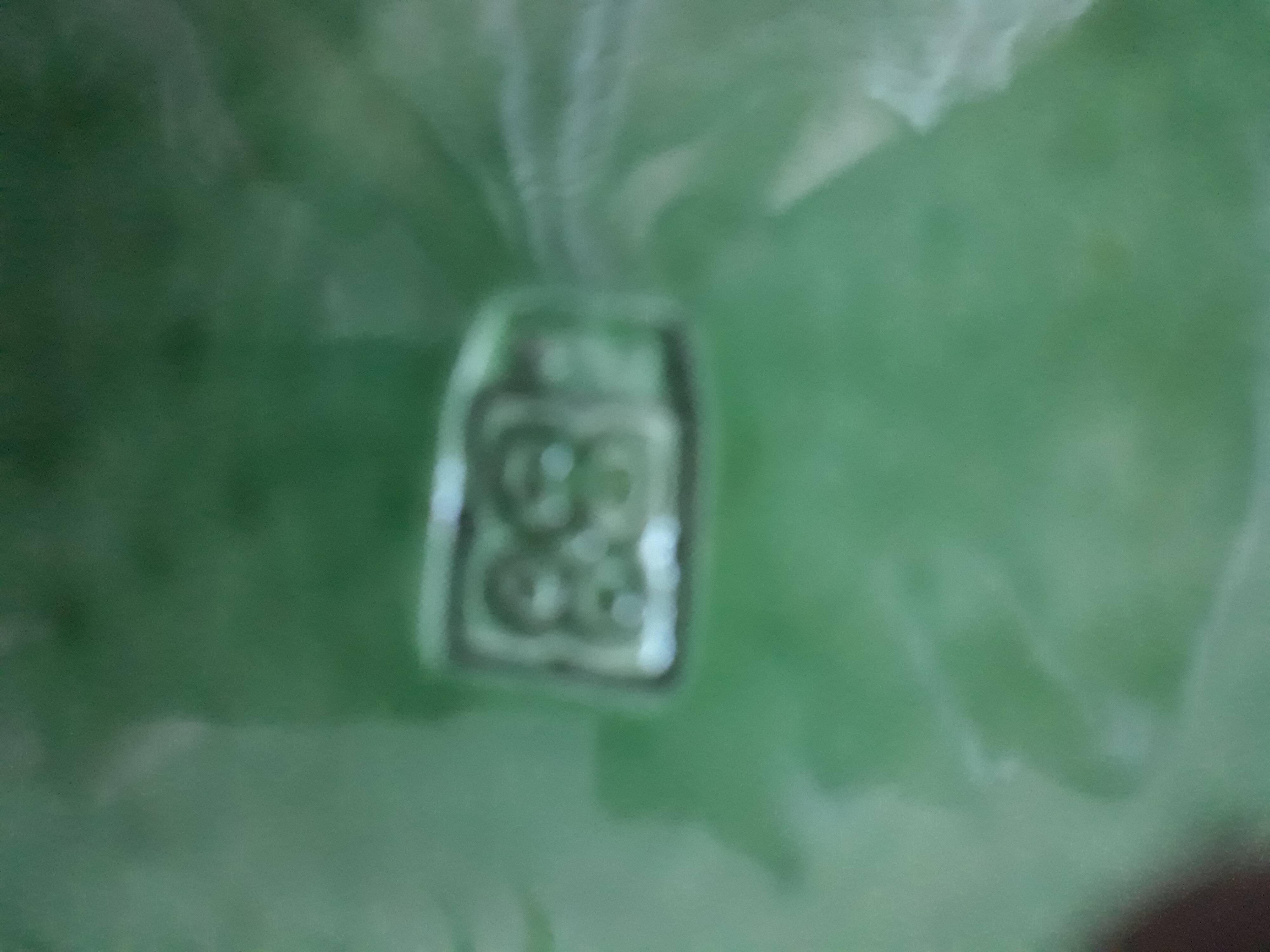 Set of 8 green enamelled Earth plates BIOT