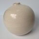 Vase boule céramique craquelée