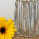 Baladeuse tulipe vintage en verre épais