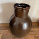 Pitcher stoneware vase Jean Dubost