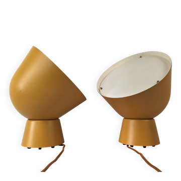 Pair of lamps PS 2017 vintage mustard