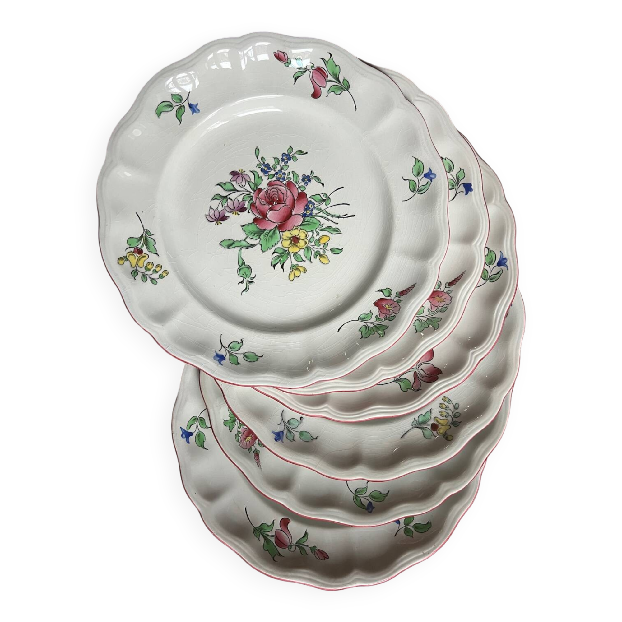 Luneville KG - set of 6 large plates