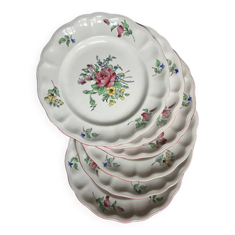 Luneville KG - set of 6 large plates