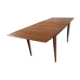Scandinavian teak table with built-in extension
