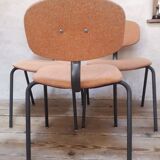 Set of 3 Steelcase Strafor chairs
