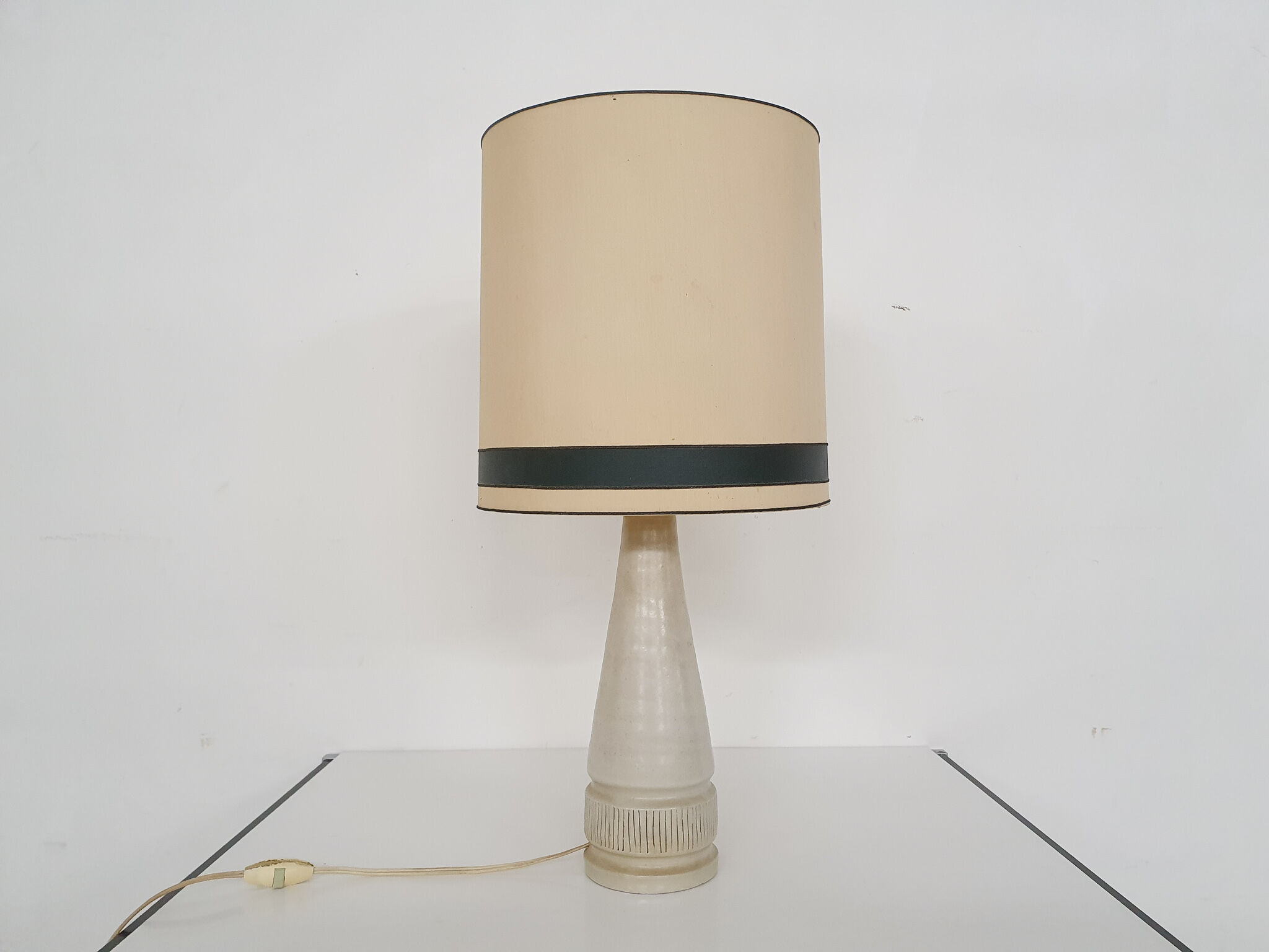 White ceramic table light by Mobach, The Netherlands, 1950's