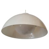 Kartell KD6 4006 White Pendant Lamp by Achille and Pier Giacomo Castiglioni Italy 1950