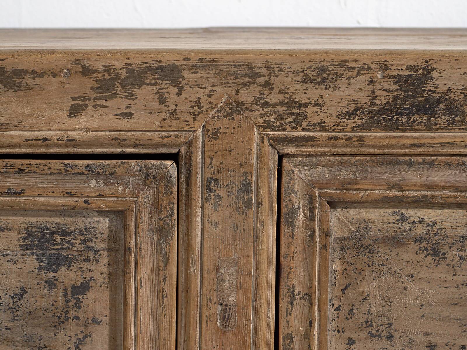 Small antique sideboard with grey patina (circa 1900) #80