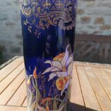 Unsigned F. T. Legras vase with daffodil decoration