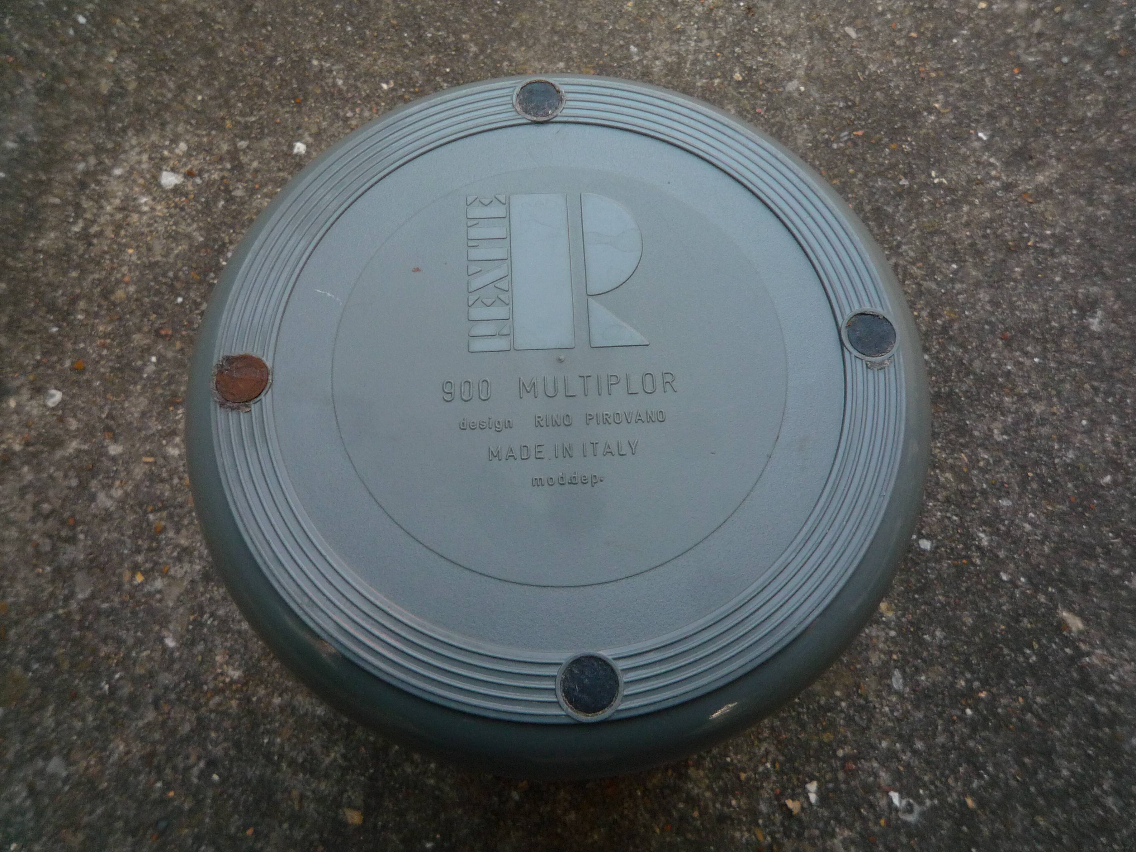 Multiplor 900 grey, Vintage storage box, Office organizer, Rino Pirovano, Rexite