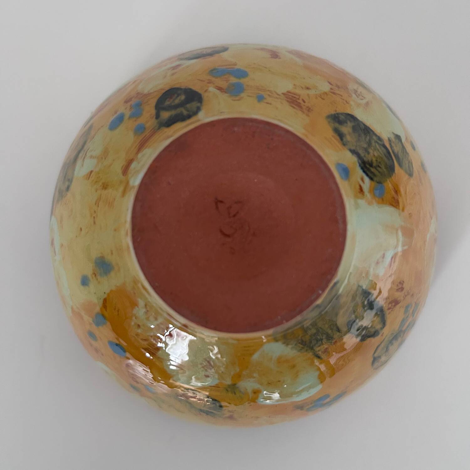 Artist's signed bowl