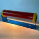 Vintage Memphis bed lamp / wall sconce. 80s G&G lighting, primary colors