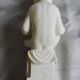 Charming Canova style children's statuette in marble powder (Italy)