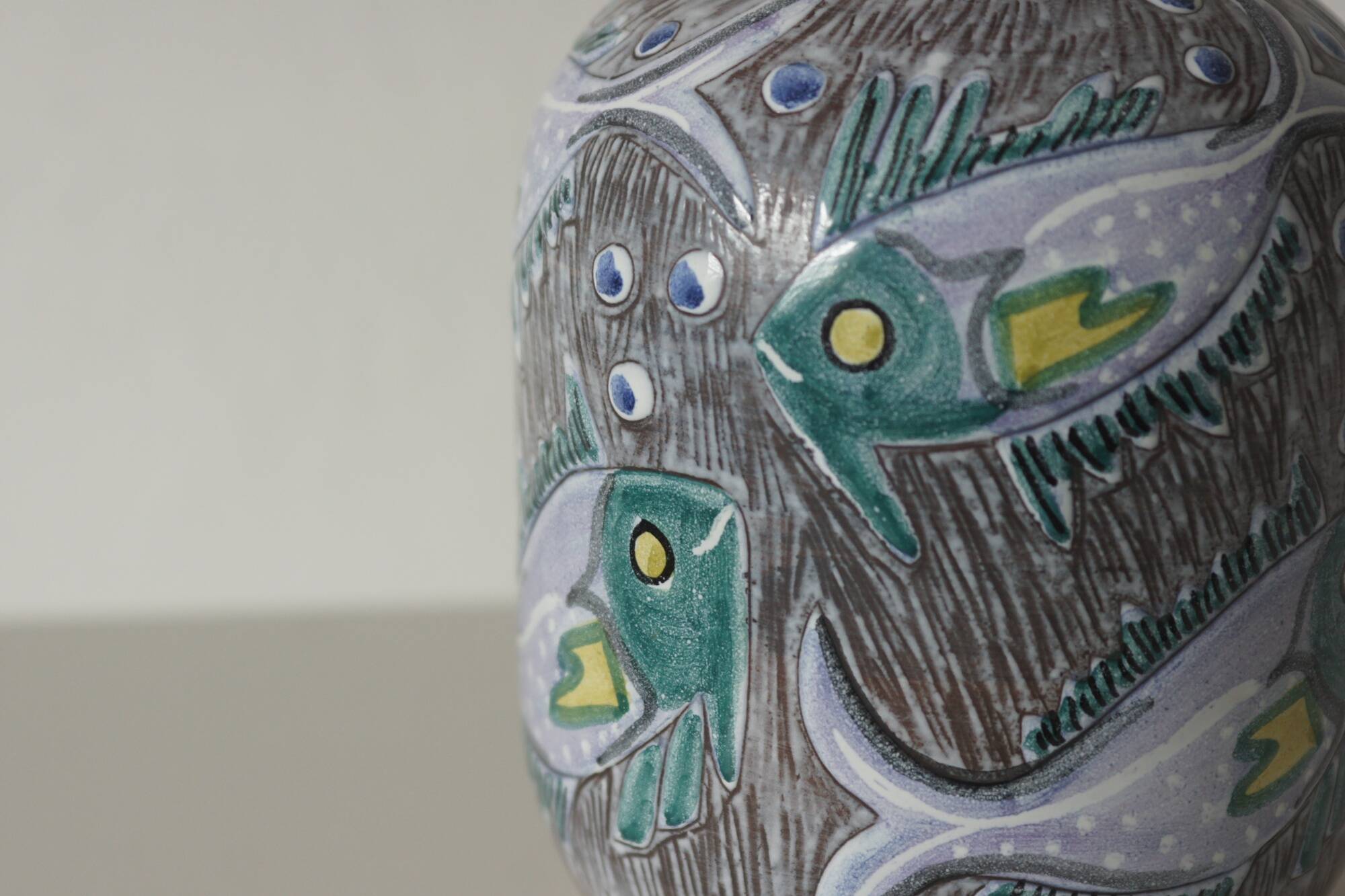 Ceramic Vase from Laholm, Sweden, 1960s