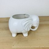 Cache pot éléphant céramique