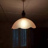 Lustre en verre rose