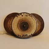 Wall lamp in ceramic/stoneware, made by Axella Denmark 1960-1970s