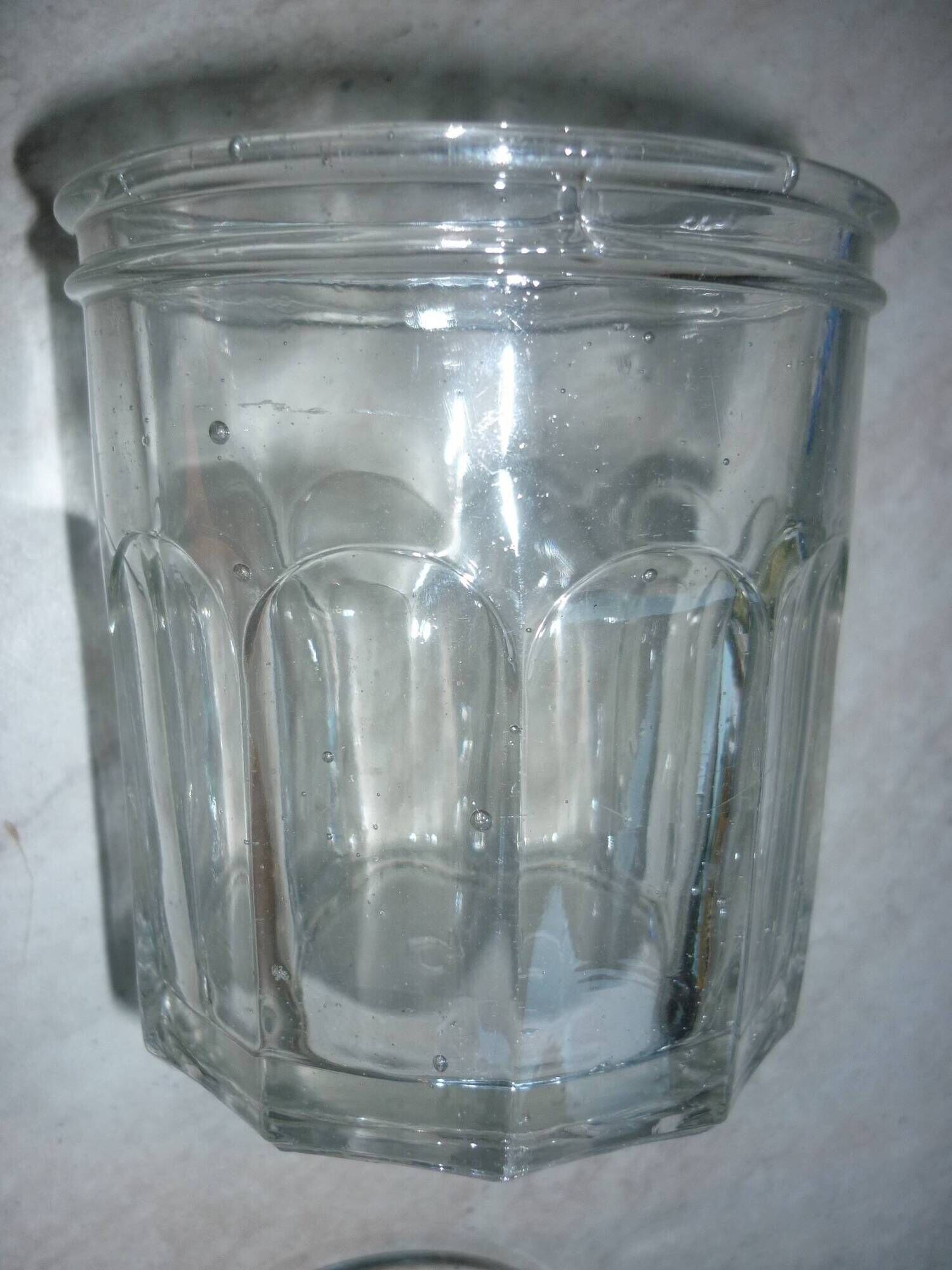 3 old jam jars of 375 ml