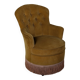 Velvet frog chair