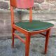4 Vintage chairs of Restaurant bistro skai simili leather