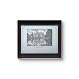 Printed in 1933, the castle of Azay-Le-Rideau, Indre-et-Loire.