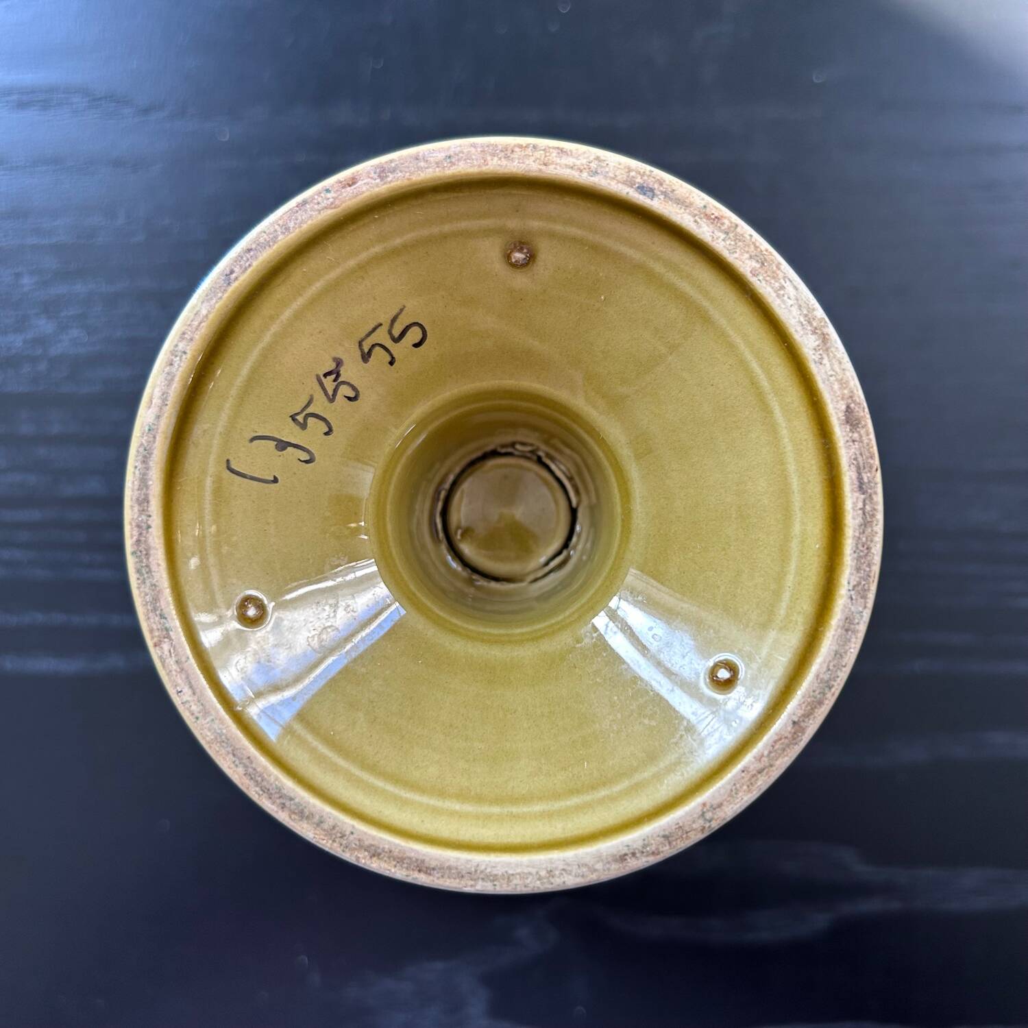Cache pot style Médicis olive