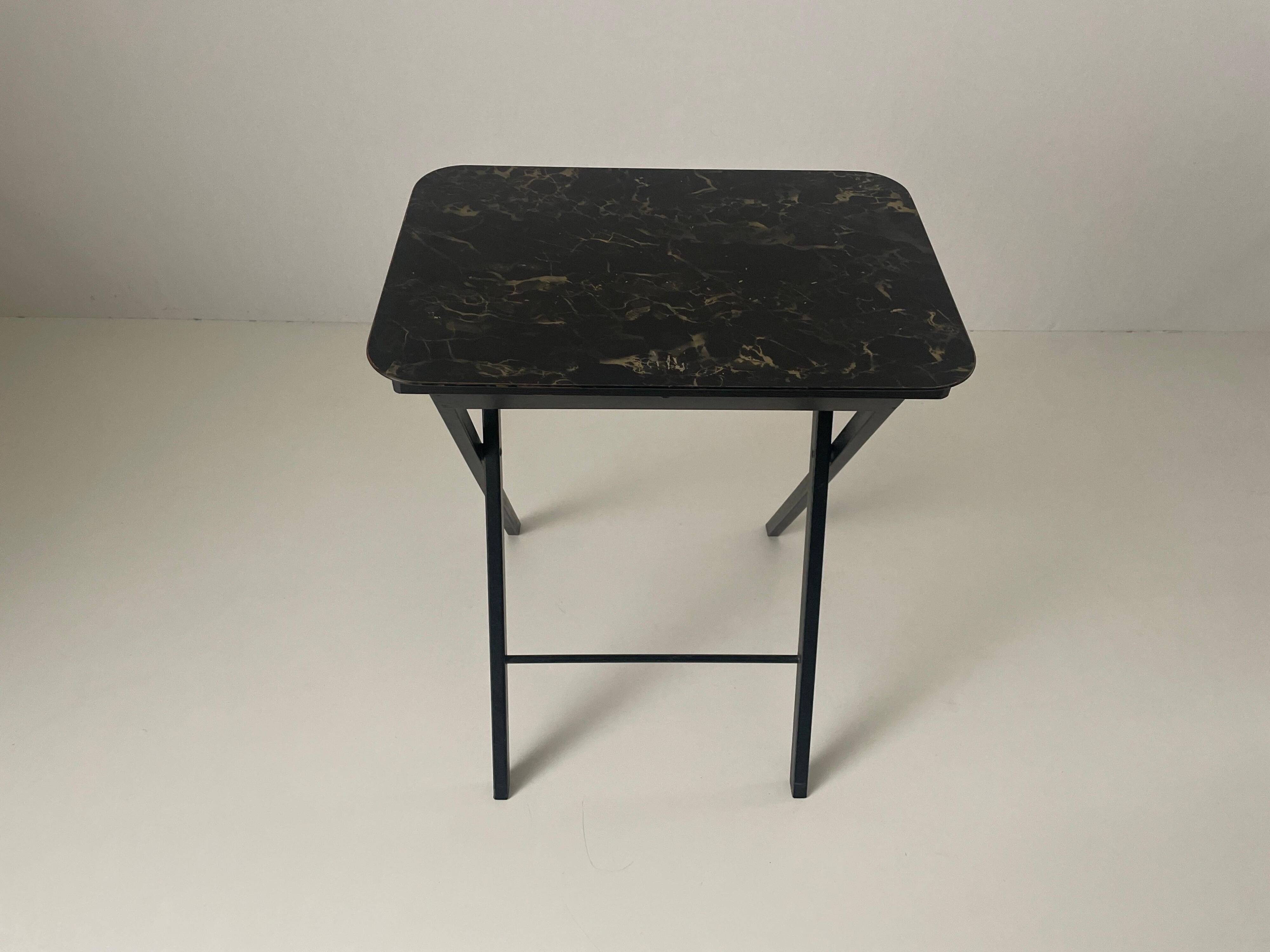 Set of 4 service tables by Artex-Green Corp, 1960s, USA