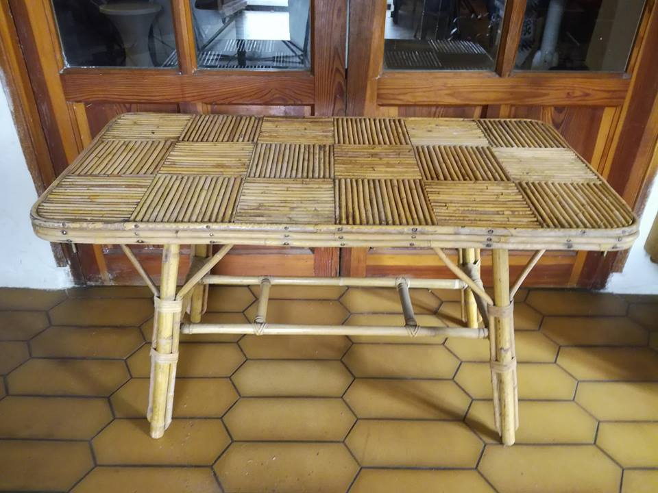 Rattan coffee table