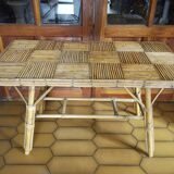 Rattan coffee table