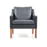 Padded of Borge Mogensen leather chair model 2207