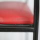 3 armchairs designs steel and leather, France, circa 1980