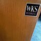 Vintage shallow wooden armoire / WK Môbel armoire
