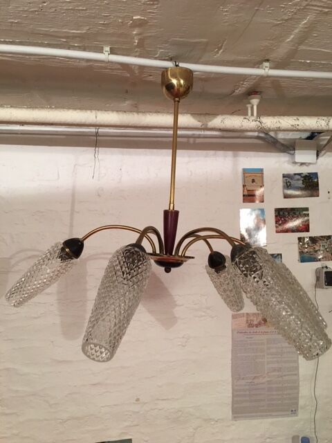 Chandelier epi year 1960 in bakelite and metal