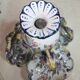 Large centrepiece in earthenware, hand-painted: Jules Verlingue workshop