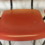 Vintage set of 4x Friso Kramer Revolt chairs Ahrend de Cirkel dutch design
