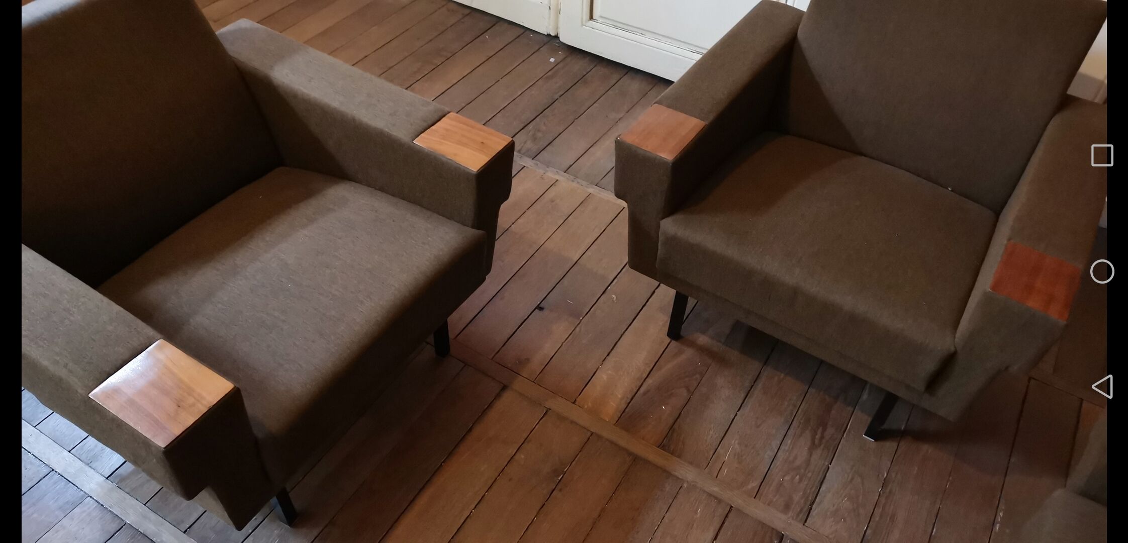 Sofa sofa daybed convertible 60 years 70 khaki