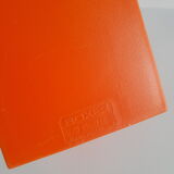 Briefcase magazine holder plastic orange boxer vintage