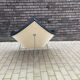 Vitra Coconut Chair de George Nelson, cuir noir