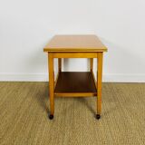 Scandinavian folding teak games table