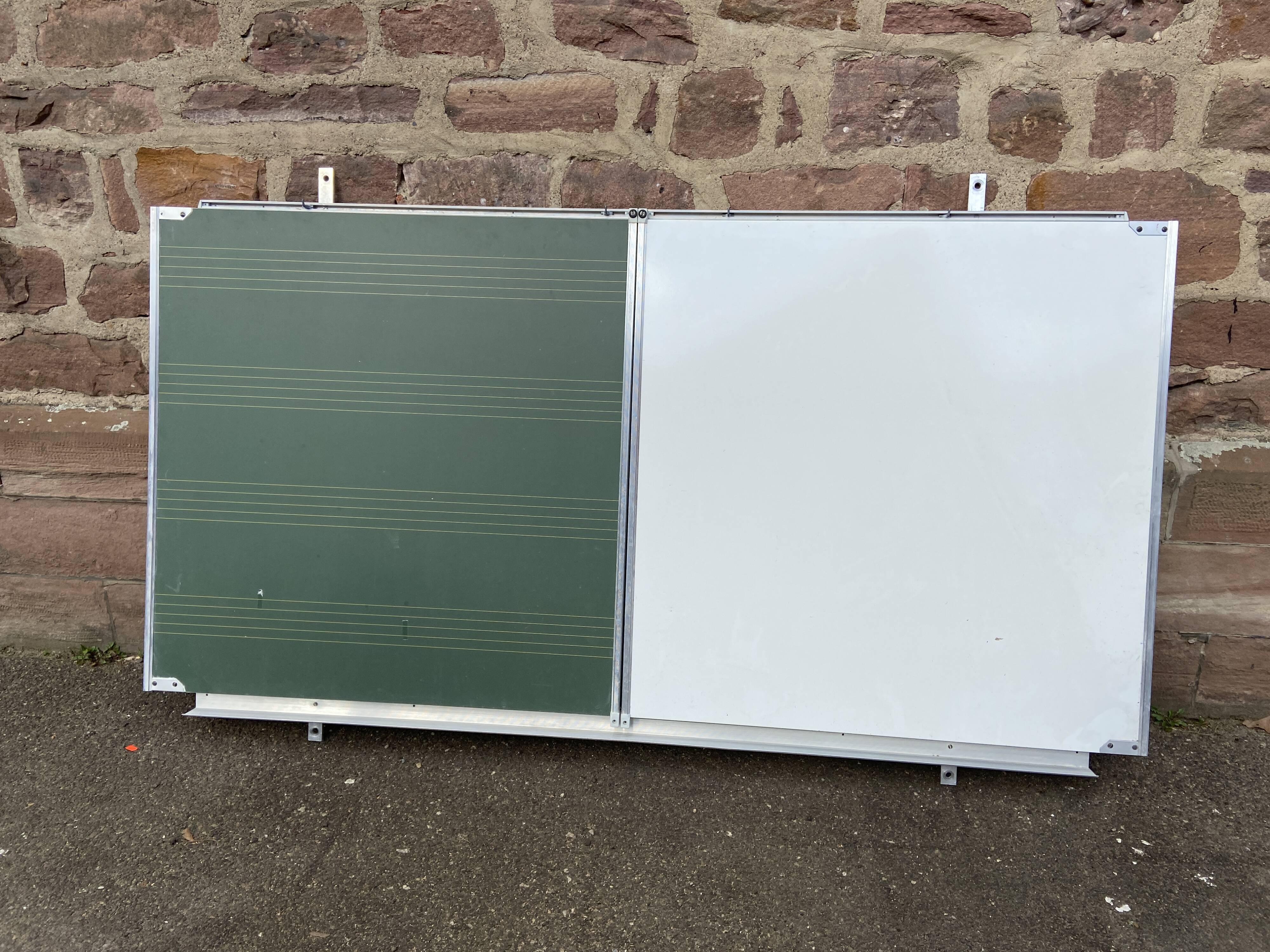 School painting triptych vintage restaurant bar